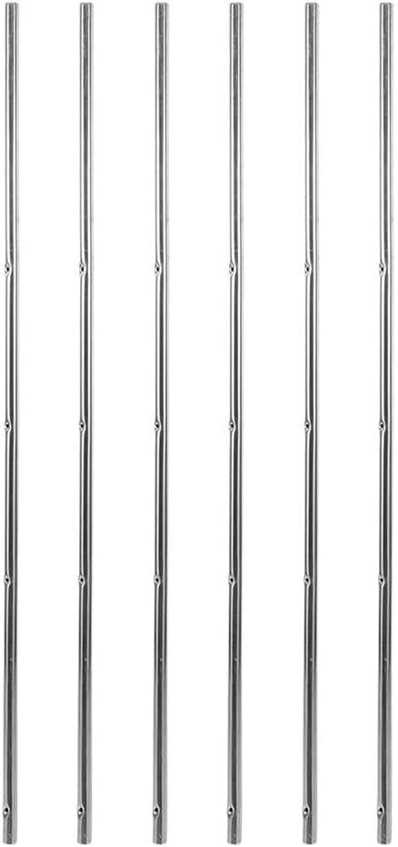 BESPORTBLE 6pcs Foosball Table Rods Replacement: Heavy Duty Foosball Table Parts for Kids Adults - Soccer Machine Poles with Protective Caps