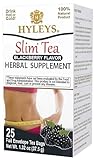 Hyleys Slim Tea Blackberry Flavor - Weight Loss Herbal Supplement Cleanse and Detox - 25 Tea Bags (1 Pack)