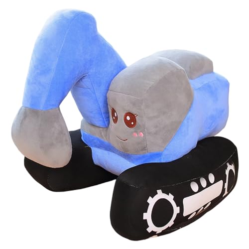 Jouet en peluche d'excavatrice oreiller anti-stress lavable enfant