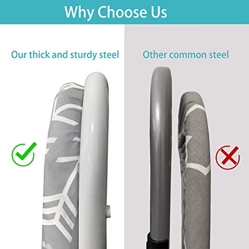 Rblofo Tabletop Ironing Board With Folding Legs, Portable Small Ironing Board With Extra Thick Heavy Duty Cotton Padding Cover, Space Saving Mini Ironing Board For Dorms, Laundry And Craft Room #TOP2