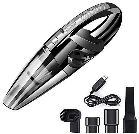 Hand Vacuum Cleaner Cordless, Rechargeable Car Vacuum Cleaner Wireless, Handheld Wet & Dry Portable Vacuum Cleaner Auto Vac Cleaner Lightweight Home Vac, for Pet Hair, Home, Car