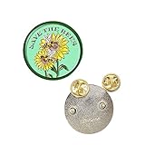 Bienennadel, Bienennadel, Rettet die Bienen, Bienenschutz, Emaille-Nadel
