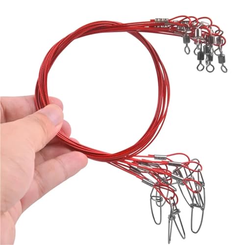 Cable líder para pesca de agua salada 40 piezas 50 cm 150 lb miniatura 2