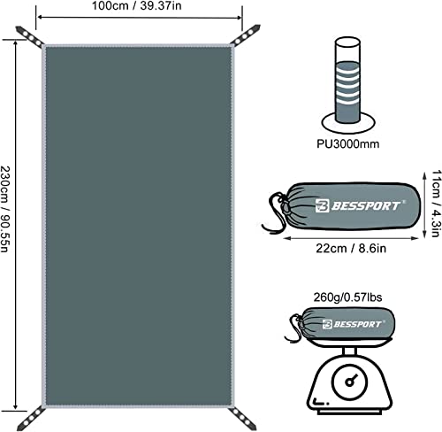 Carpa de camping Besport para 1 persona impermeable miniatura 6