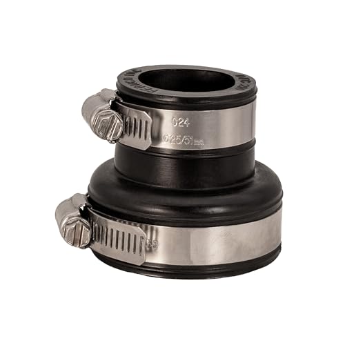 Fernco PDTC-210 Under Sink Drain and Trap Connector for 2" Pipe to 3/4" Tubular Traps by Fernco - Used condition - US$11.61