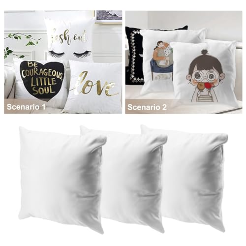 Housse de coussin vierge sublimation 40x40 pour presse à chaud