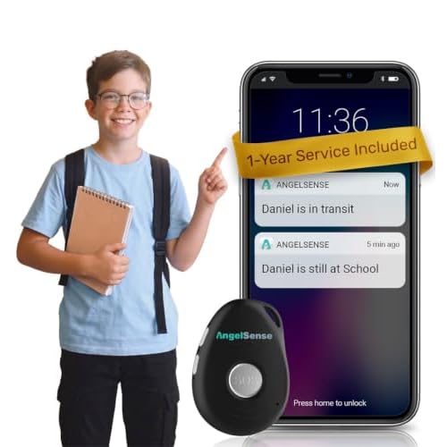AngelSense GPS Tracker for Kids - Autism, Elderly, 1 Year Service Included…