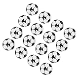 Toyvian 木製フットボール型ボタン50個セット 天然素材の裁縫用品 滑らかなエッジ仕上げのDIY縫製工芸用飾りボタン 手作りプレゼントやクラ