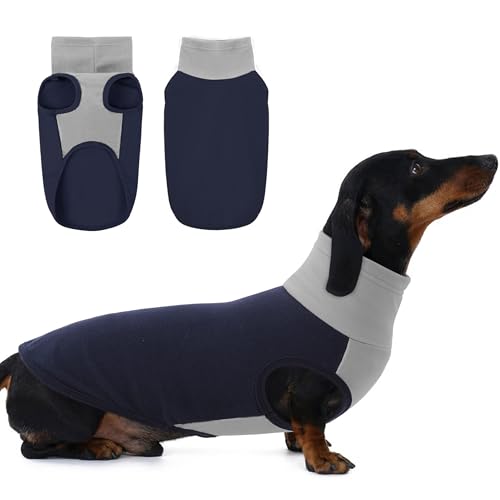 KONVINIT Pull-Overs pour Chiens Pull pour Grand Chien (M-5XL) - Polaire Molletonnée, Col Haut, pour Labrador, Berger Allemand