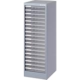 ナカバヤシ アバンテV2 フロアケース A4 浅18段 シルバー AF-18-SV