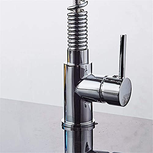 Robinets d'evier de cuisine douchette extractible eau chaude - 6