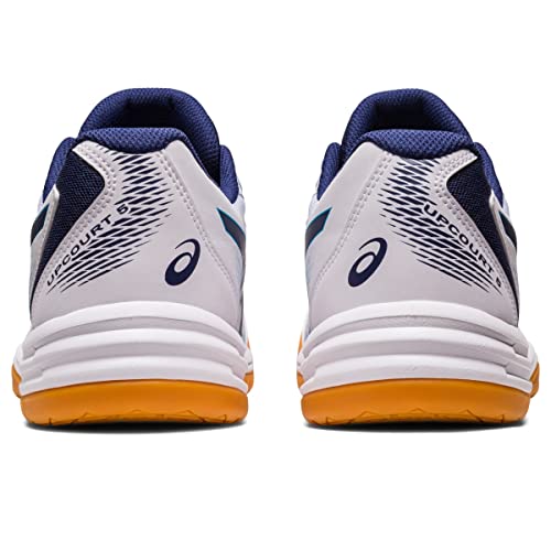Asics Men's Upcourt 5 Court Shoes, 10, White/Indigo Blue #TOP20