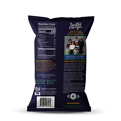 Siete Grain Free Tortilla Chips | Gluten Free Chips | Paleo & Vegan Snacks | Non Gmo | Ranch, 4 Ounce (Pack Of 12) #TOP1