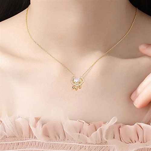 Collier calcédoine blanche en argent pour sublimer vos tenues ternes