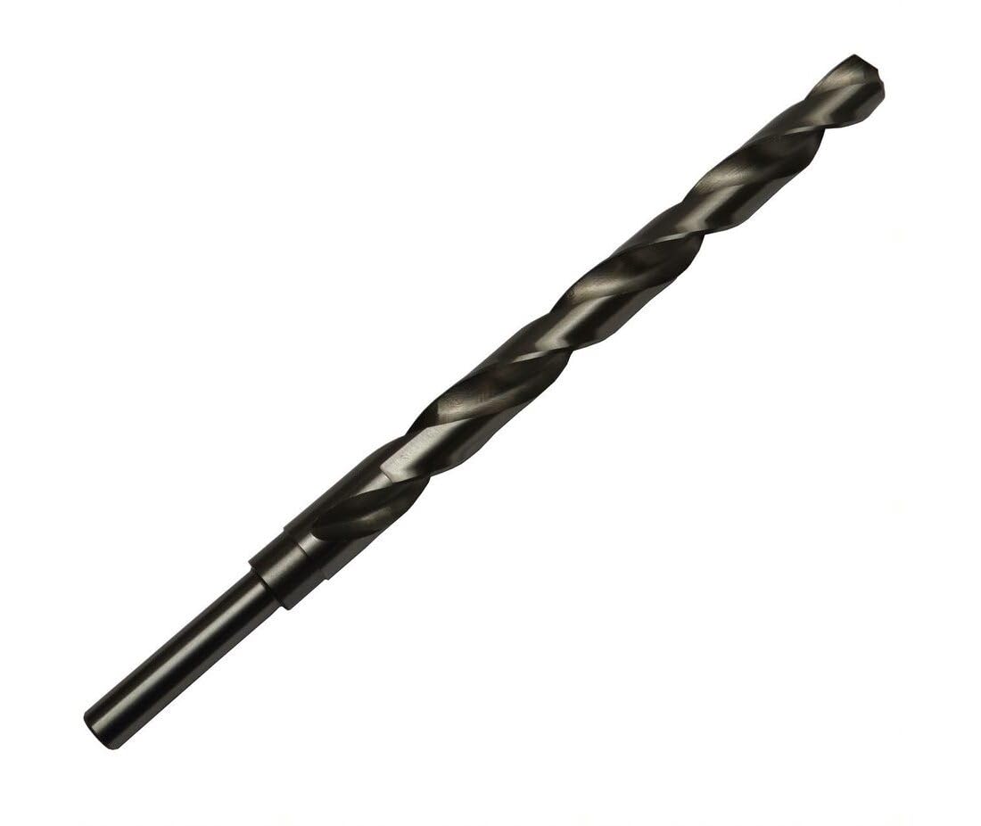 Brixwell DBHSSRX1434 1-1/4" x 18" HSS Extra Long Drill Bit 118 Degree Cutting Angle Uncoated (Bright)