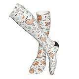 Kompressionsstrümpfe, für Damen und Herren, Fuchs, Elch, medizinische Strümpfe für Sport, Laufen, Plantarfasziitis, Krankenschwestern, Schienbeinschienen, Diabetiker