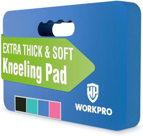WORKPRO Extra Thick Kneeling Pad, Soft NBR Foam Cushioning for Knees