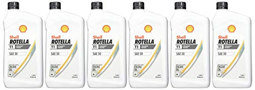 Shell Rotella T1 30 Aceite motor diesel 1 cuarto 6 unidades