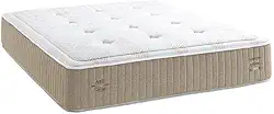 Colchão Queen Molas Maxspring 158x198x32cm One Side Pillow Munique Herval Bege/branco