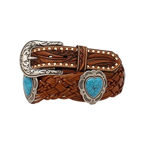 Angel Ranch Heart Concho Belt Cover