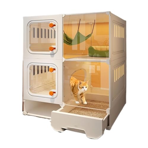 猫 ケージ 折りたたみ トイレ付き 1/2/3段 大型 引き出し 猫ゲージ 通気性が良い 脱走防止 子猫 掃除しやすい 大きい kxzlhaa キャットゲージ ねこ ケージ 取り外し可能 おしゃれ 猫用 室内猫小屋 快適なスペース 室内用 ペット用品 猫ゲ