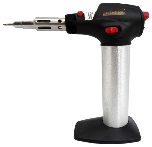 TORCH 3 In 1 Butane Soldering Iron Torch | 1300°C Jet Flame, 500°C Soldering & Hot Flow | Safety Lock & Electric Ignition | 6.25