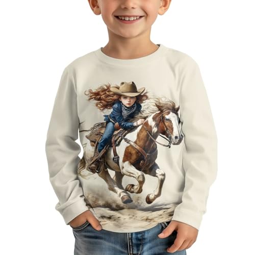 Image of Uourmeti Teens Girls Long Sleeve T Shirts Fall Outfits Boys Active Sportswear Running Tops