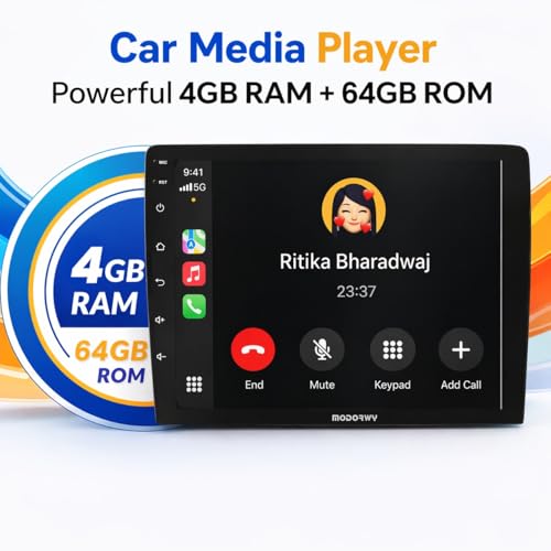 Image of Toyota Fortuner Old Original QLED 9 inch Zlink Car Android Stereo | OS 13 | 4GB+64GB | Display Support Car Play & Android Auto | incl. AHD Rear Camera & Frame Compatible with 1 Year Warranty