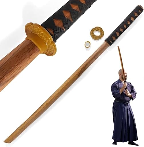 Bokken de madera, Shinai, Katana Wakizashi Tanto, espada Kendo accesorios para armas de madera, espada Kendo entrenamiento de combate, espada samurái, juego de rol Iaido Bokken | Ya disponible en tu tienda friki favorita! En mundofriki.es!