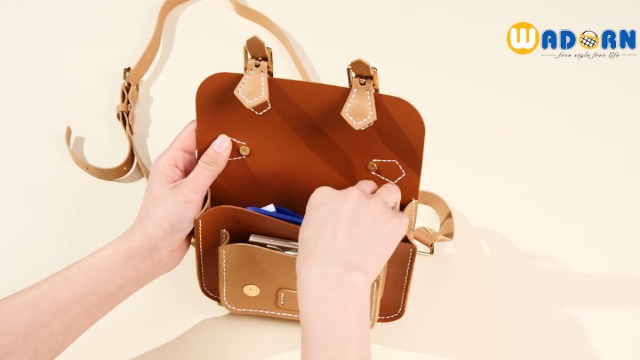 Amazon.com: WADORN DIY Crossbody Bag Making Kits, PU Leather