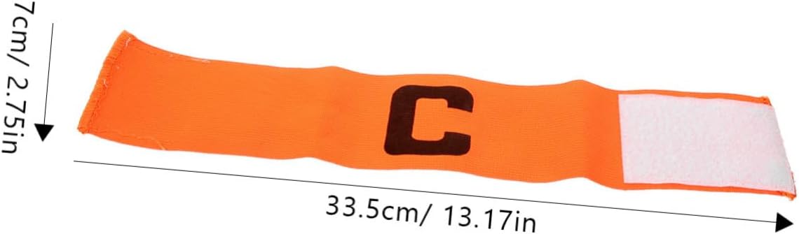 Soccer Captain Armband Lightweight Anti-Slip Arm Bands for Team Sports Compact Design for Easy Storage Suitable for Football Basketball Baseball and More