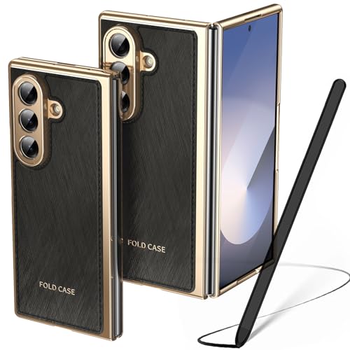 Étui Galaxy Z Fold7 avec Stylet Intégré - Protection Écran Noir