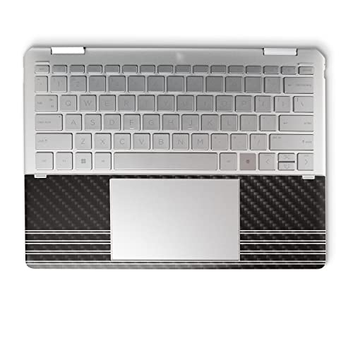 Image of MightySkins Carbon Fiber Skin Compatible with HP Spectre x360 14 inch (2022) Full Wrap Kit - Pinstripe | Protective, Durable Textured Carbon Fiber Finish | Easy to Apply | Made in The USA