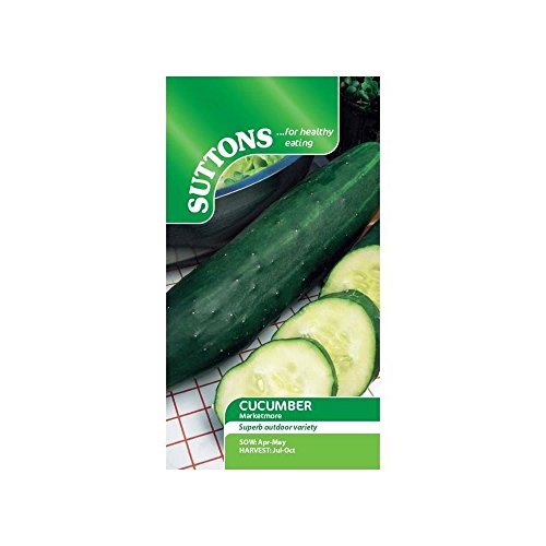 Suttons Seeds 162226 Cucumber Marketmore Seed