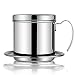 Coffee Maker Pot, Stainless Steel Vietnamese Coffee Drip Filter Maker Single Cup Coffee Drip Brewer - Portable for Home Kitchen Office Outdoor Use - Best Gift Choice for Baristas and Coffee Lovers