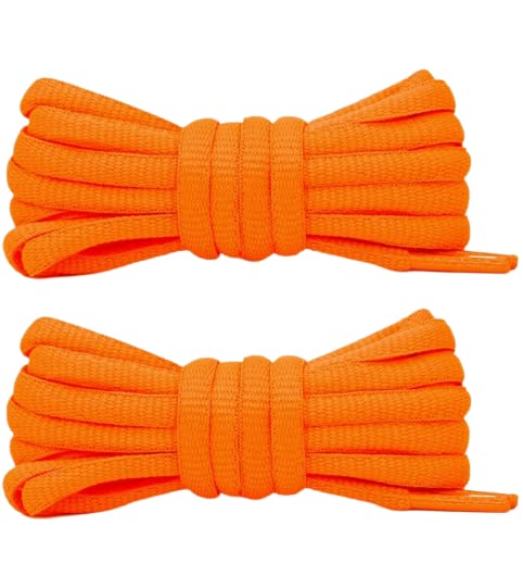 SIA VENDORS Fluorescent Orange 2 Pairs Oval Shoe Laces for Sneakers, Basketball Baseball Shoelace, Athletic Sport Trainers Shoestring for Men or Women (B0BQVRC6D6) Amazon Price History, Amazon Price Tracker