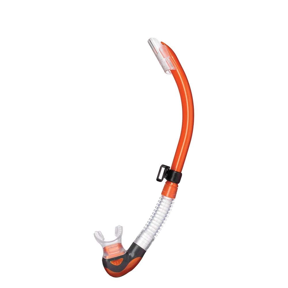 Tusa SP-170 Platina Hyperdry II Scuba Diving Snorkel, Energy Orange