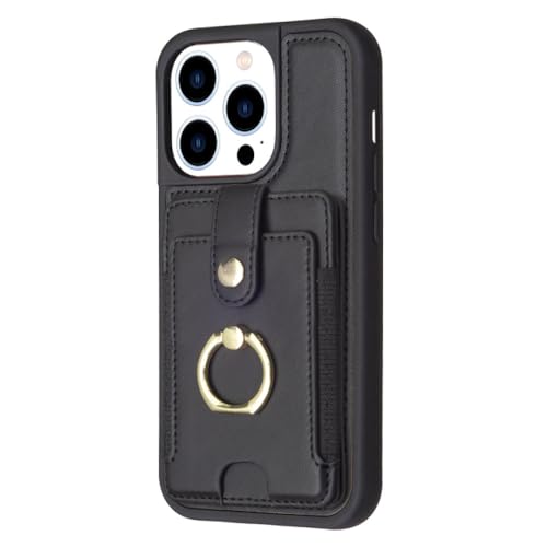 Étui de téléphone iPhone SE 2022 idéal pour voyager léger avec cartes et anneau