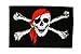 Produktbild Fahne Flagge Pirat mit Kopftuch 30 x45 cm