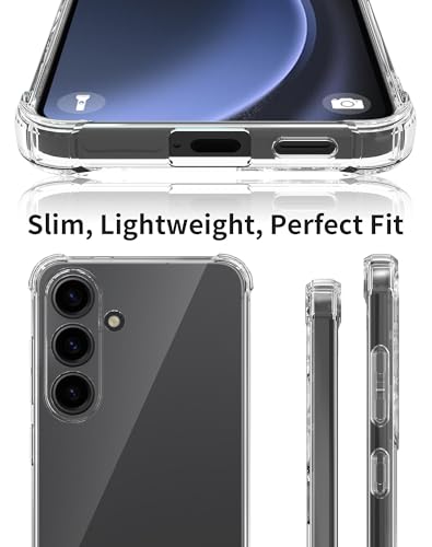 Image of Back Clear Cover case for [Samsung S24 FE] Transparent Boom Back Cover Case for [Samsung S24 FE] TPU BumB - Transparent