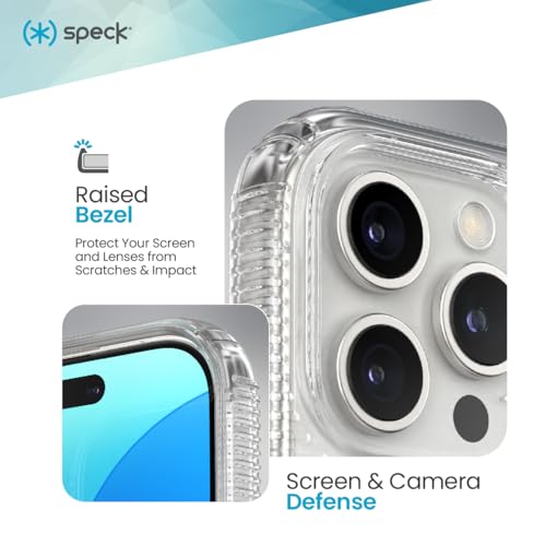 Image of Speck Clear iPhone 16 Pro Case - Slim MagSafe GemShell Crystal Clear