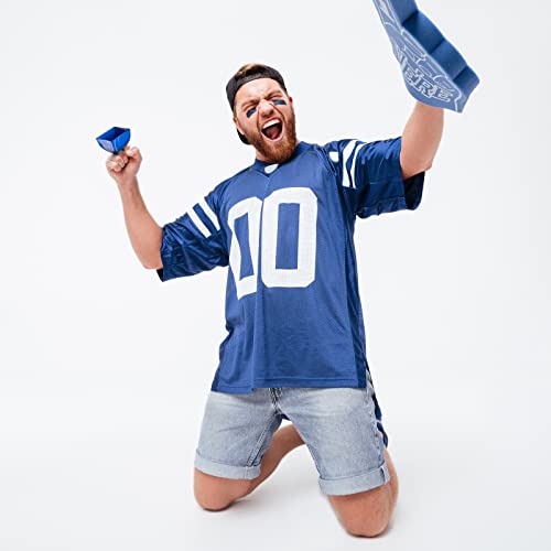12 Pack Metal Cowbells For Sporting Events, Blue Noise Makers For Graduations, Football Games (3 X 2.8 X 2.5 In) #TOP1