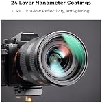 K&F CONCEPT 77mm UV CPL ND1000 Filter Kit Optical Glass Nano-Coated with Lens Caps and Cleaning Cloth for Camera Lens (Nano-D Series)