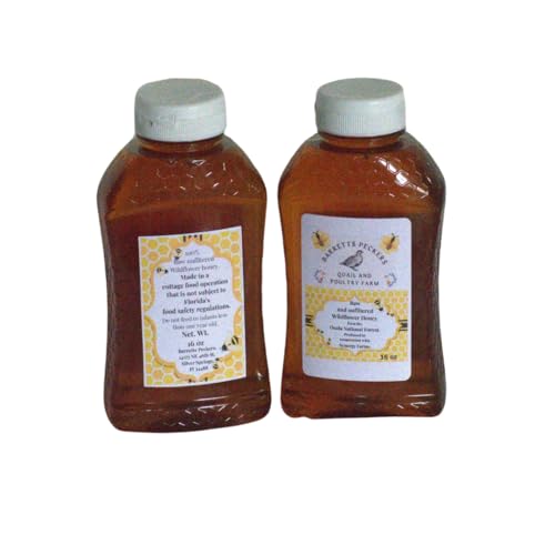 Miel silvestre cruda sin filtrar 32 oz