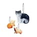 Carnation Home Fashions Kitty Heaven Resin Shower Curtain Hooks (Set of 12)