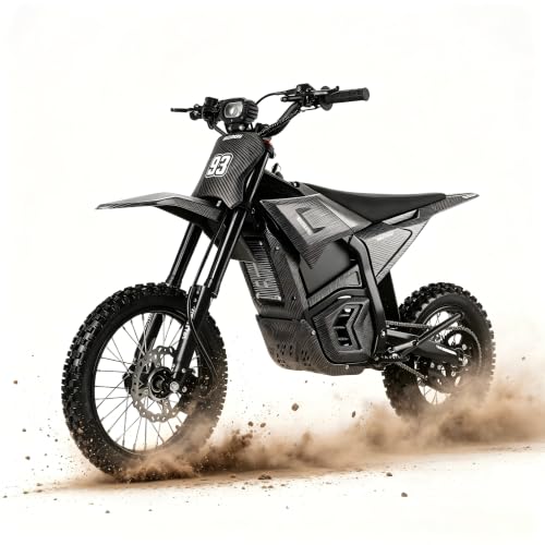VALTINSU Electric Dirt Bike for Teens Adults, Mid-Drive Motor 3840W