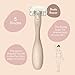 Kai Miness System Body Razor, Gentle Beauty Groomer for Hair Removal, Ideal for Sensitive Skin, Japanese Steel Removes Body Hair