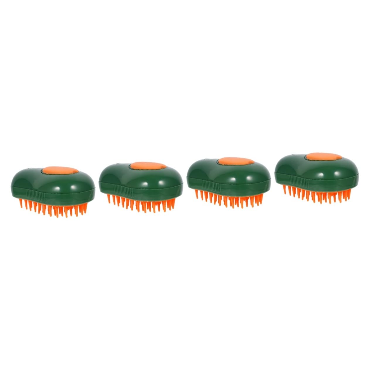 Mipcase 4pièces Brosse à Vapeur Pour Brosse De Toilettage Auto-nettoyante Avec Spray De Massage Pour Animaux Élimine Poils Lâches Facile à Utiliser Et Ergonomique