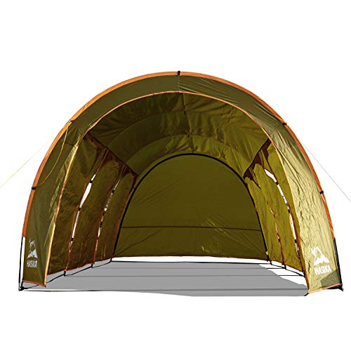 Family Camping Tunnel Tent Top Canopy Cover for Car Trailer BBQ Waterproof Portable 8-10 Person 15x10ft