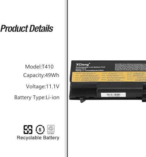 Batterie Haute Qualité 42T4732 pour Lenovo Thinkpad E50 SL410 E520 - 3